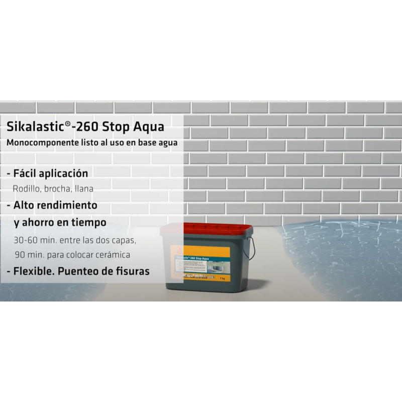 SIKALASTIC-260 STOP AQUA - PROCAR GAMMA