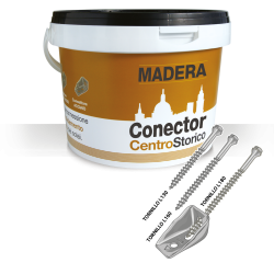 CONECTOR MADERA CENTROSTORICO LATERLITE (100 UDS)
