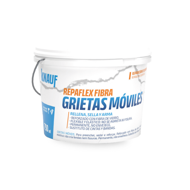 MASILLA REPAFLEX FIBRA KNAUF RELLENO Y SELLADO 750 ML